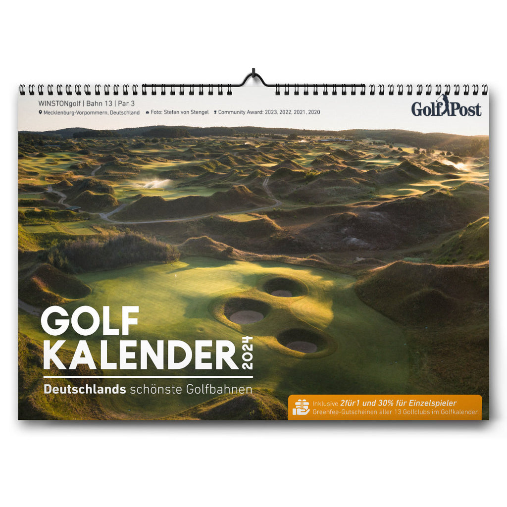 Golfkalender 2024 mit 2für1 Greenfees + 30% Einzelspieler-Greenfee-Rab– Golf Post