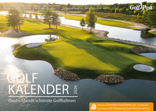 Golfkalender 2026 mit 2für1 Greenfees + 30% Einzelspieler-Greenfee-Rabatten